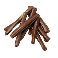 palitos de chocolate y naranja