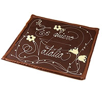 pizarras de chocolate personalizada